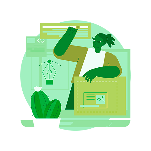 Pessoa em ambiente de trabalho